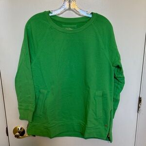 Lilly Pulitzer Luxletic Green Sweatshirt Sz. L!